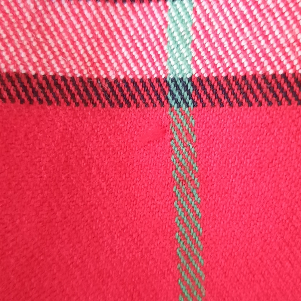 Hanna Anderson Red Plaid ALine Skirt Lined Womens Size Small Christmas Winter - Picture 10 of 15